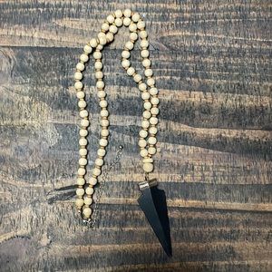 Beaded Arrowhead necklace
